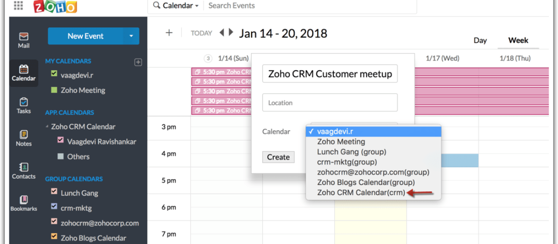 Integrating Your Calendar with Zoho CRM